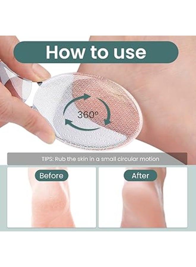 BIGTHREE Glass Foot File, Crystal Heel Care File, Remover Heel Rasps, Rough and Smooth Sides Callus, Feet Heel Scrubber, Dead Skin Scraper Pumice Stone, Professional Pedicure Tools - Image 4